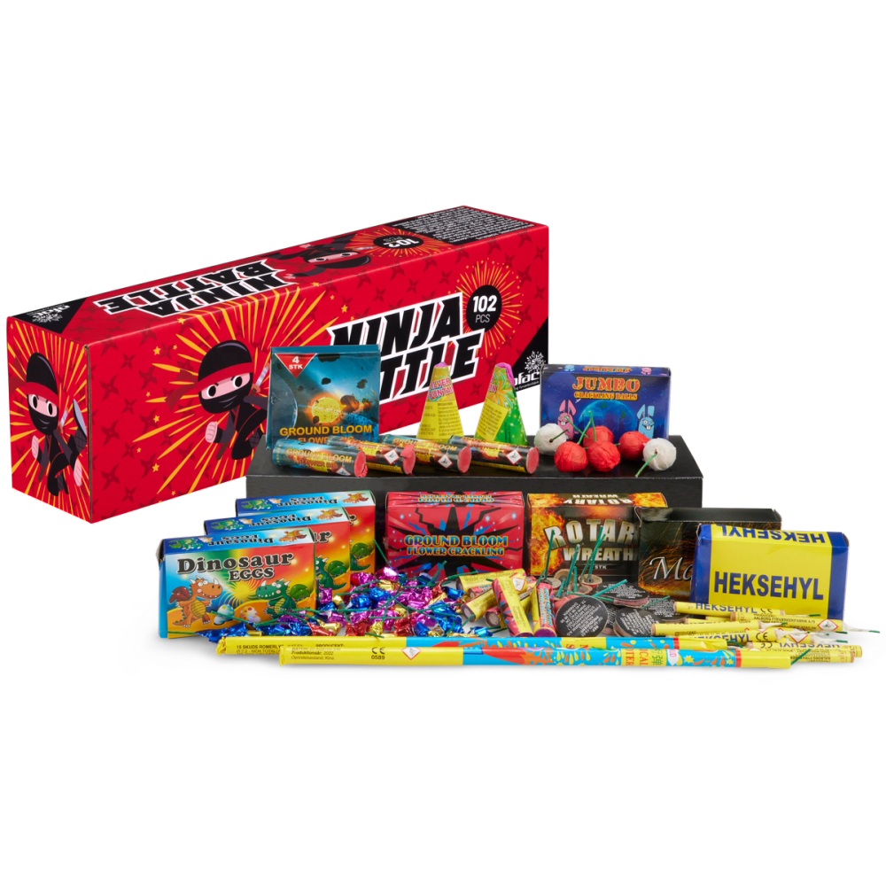 Ninja Battle, Junior Sortiment, 102 dele