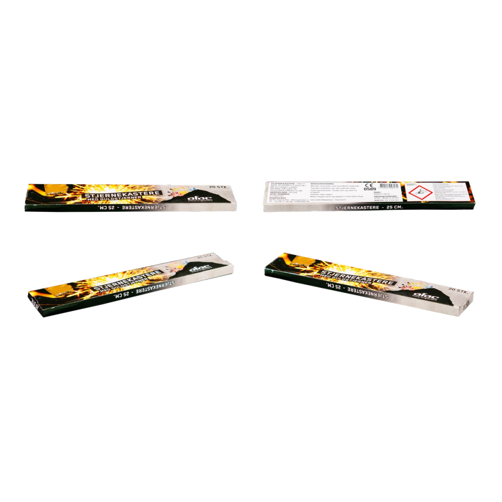 AFAC, Stjernekastere, 25 cm, 20 stk.