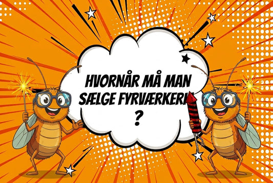 Hvornår må man sælge fyrværkeri