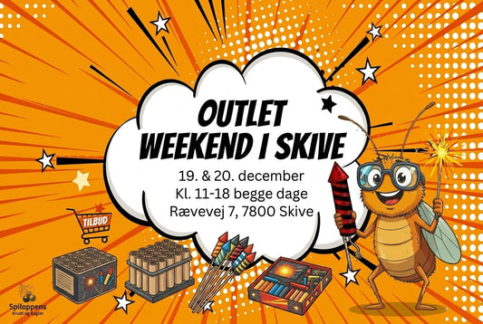 Outlet weekend i Skive: Gode tilbud på fyrværkeri til nytår