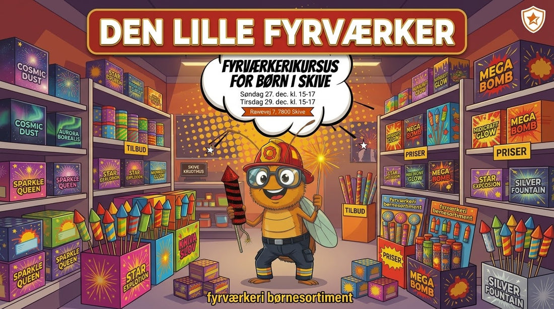 Fyrværkerikursus for børn i Skive: Det er Den lille fyrværker