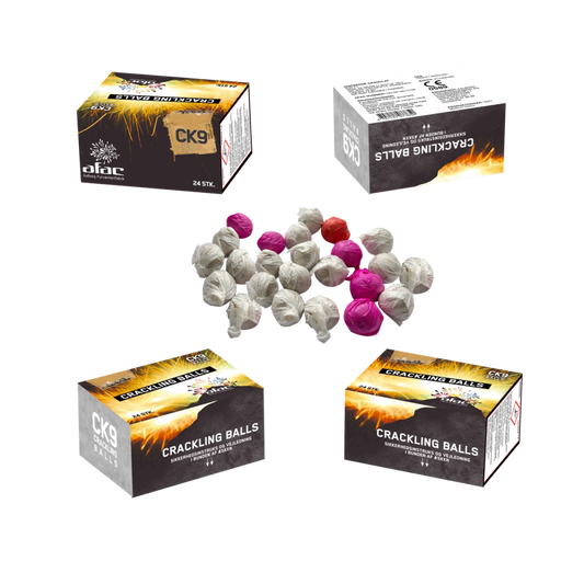 AFAC, Crackling Balls, 24 stk., Æske