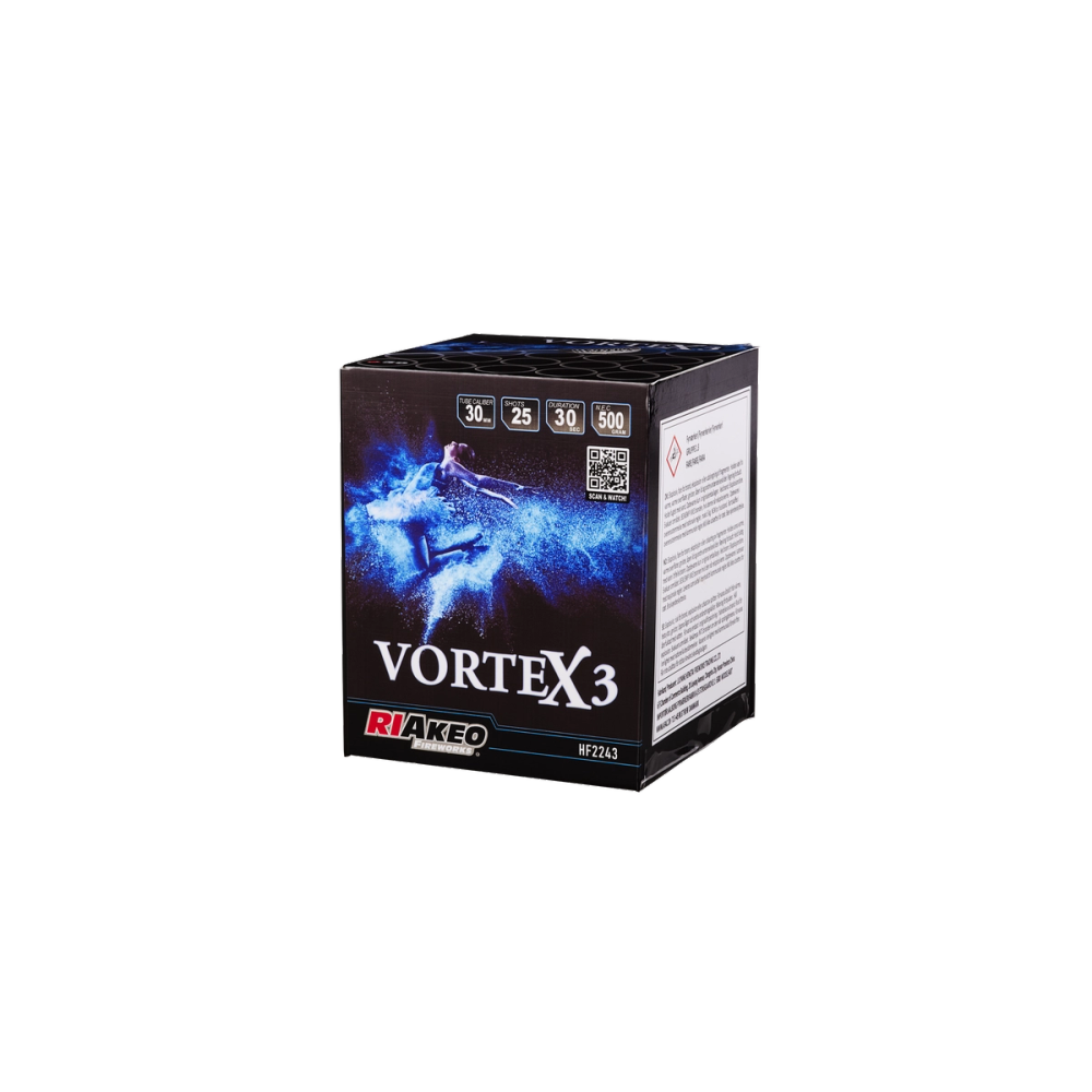 RIAKEO VORTEX 3, Batteri, 25 skud
